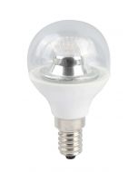 BELL 4W LED 45mm Dimmable Round Bulb Ball Clear - SES, 4000K