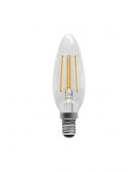 BELL 4W LED Dimmable Filament Candle Bulb - SES, Clear, 2700K