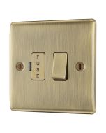 BG NAB50 Antique Brass Switched 13A Fused Connection Unit