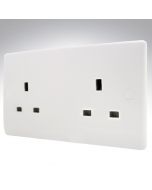 BG 824 Unswitched Double Socket