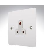 Hamilton 80US5W Gloss White Unswitched 5A Socket