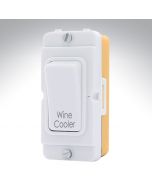 Hamilton IDPWCWH-W Marked Grid Switch 20a Double Pole Wine Cooler