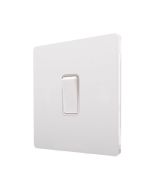 Hamilton 8WPCR21WH-W CFX Primed White 10A single 2 way light switch