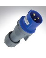 Lewden 16A 240V 3 Pin Industrial Blue Plug
