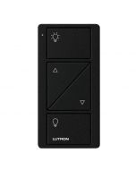 Lutron RA2 Select Wireless 2 Button Pico RF Control with Raise/Lower Black