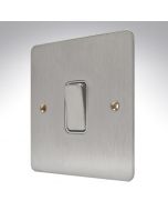 MK K14371BSSW Edge Brushed Steel Switch 1 Gang 20amp