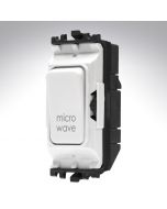 MK K4896MWWHI Grid Switch 1 Way Double Pole 20A Microwave