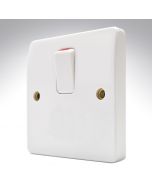 MK K5403WHI 20a DP Switch + Base Outlet - Deep Plate