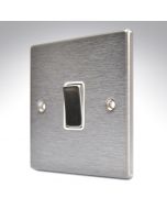 Hamilton 74R21SS-W Stainless Steel 1 Gang Light Switch