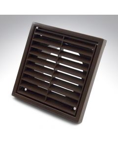 4 Inch Fixed Grille Brown