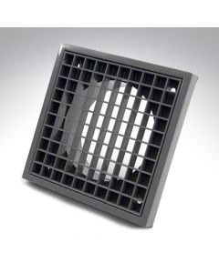4 Inch Fixed Grille Grey