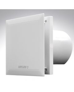 Airflow Quiet Air 4 Inch Bathroom Extractor Fan + Humidistat & Timer