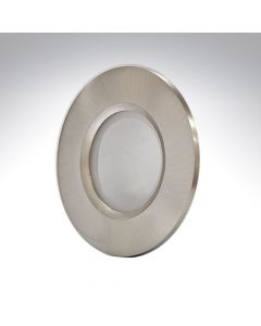 Enlite BZ93SN IP Rated Satin Nickel Bezel for EFD PRO Fixed Professional Fire Rated Downlight