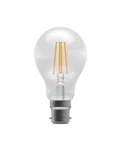 BELL 4W LED Dimmable Filament GLS Bulb - BC, Clear, 2700K