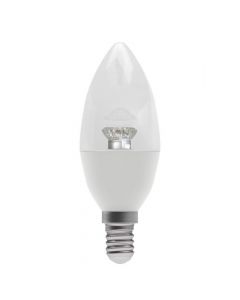 BELL 7W LED Dimmable Candle Bulb Clear - SES, 2700K