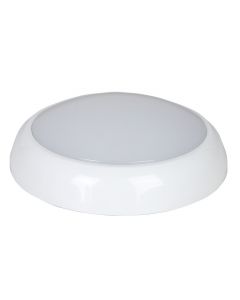 Bell Aqua 2 Decorative White LED Bulkhead with Microwave Sensor + 3hr Emergency