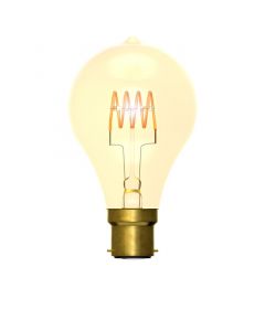 BELL 4W LED Vintage Soft Coil GLS Bulb Dimmable - BC, Amber, 2000K