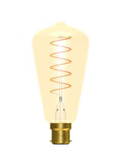 BELL 4W LED Vintage Soft Coil Squirrel Cage Dimmable - BC, Amber, 2000K