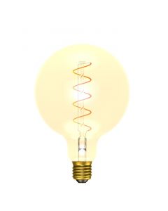 BELL 4W LED Vintage Soft Coil 125mm Globe Dimmable - ES, Amber, 2000K