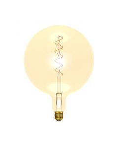BELL 4W LED Vintage Soft Coil 200mm Globe Dimmable - ES, Amber, 2000K
