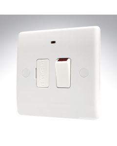 BG Nexus 853 13A Switched Fused Spur with Neon & Cable Outlet
