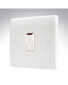 BG Nexus 858 25A Flex Outlet Plate with Bottom Cable Entry