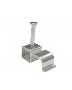 Metal T&E 2.5mm Flat Cable Clips Pack of 100