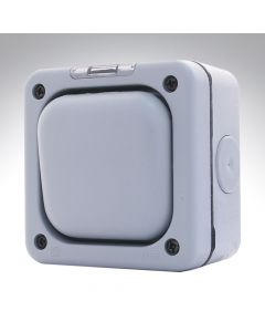 1 Gang 2 Way Outdoor Switch SP + Neon 10A