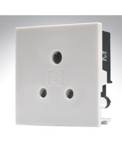 MK K5833WHI 2 Module UK 5A Power Socket