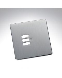 Rako 3 Button Wireless Wall Switch Cover Plate - Stainless Steel