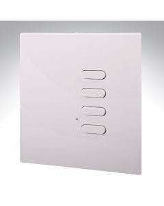 Wise Box 4 Button Wall Switch White