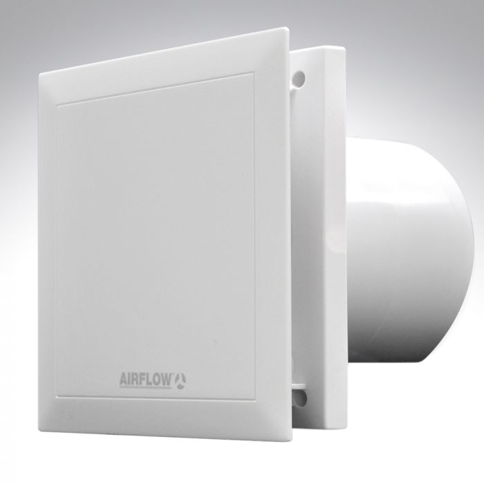 Airflow Quiet Air 4 Inch Bathroom Extractor Fan + Timer