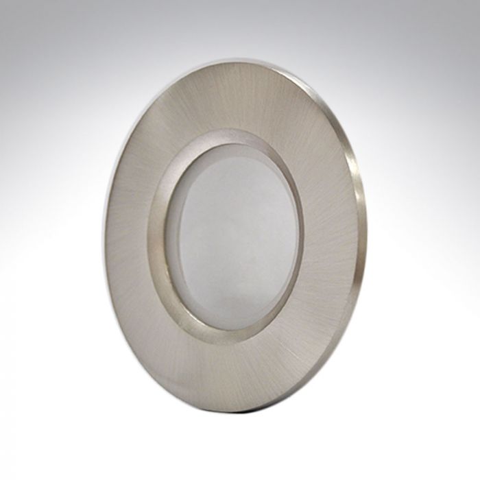 Enlite BZ91SN Satin Nickel Bezel for EFD PRO Fixed Professional Fire Rated Downlight