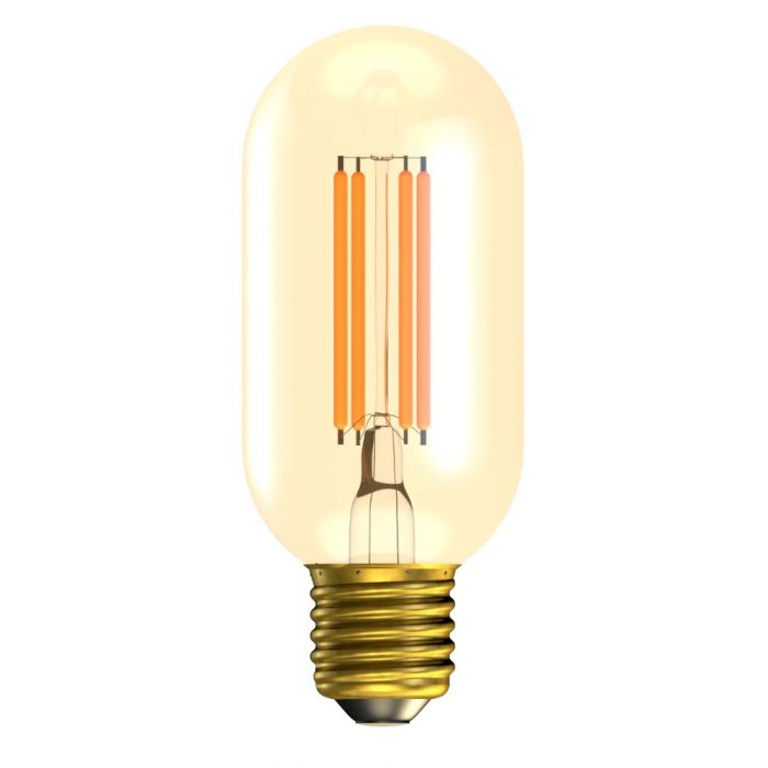 BELL 60816 3.3W LED Vintage Tubular Lamp - ES, Amber, 2000K
