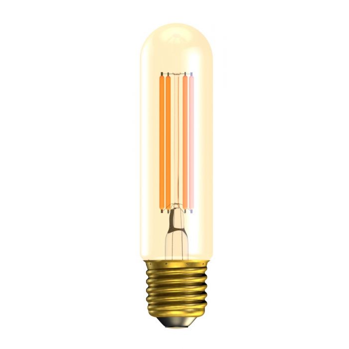 BELL 60821 3.3W LED Vintage Tubular Lamp Dimmable - ES, Amber, 2000K, 130mm