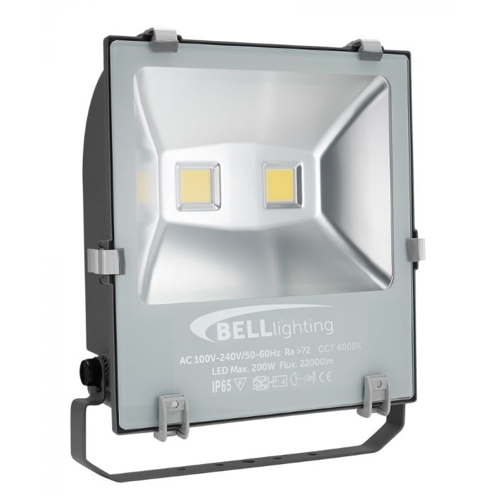 Bell Skyline 200W Industrial LED Flood Light with Photocell 240V
