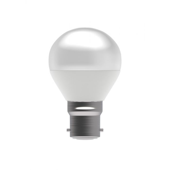 BELL 60520 2.1W LED 45mm Round Bulb Ball Opal - BC, 2700K