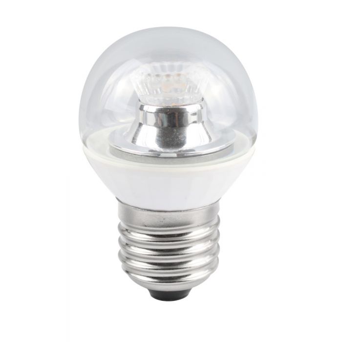 BELL 60585 2.1W LED 45mm Dimmable Round Bulb Ball Clear - ES, 4000K