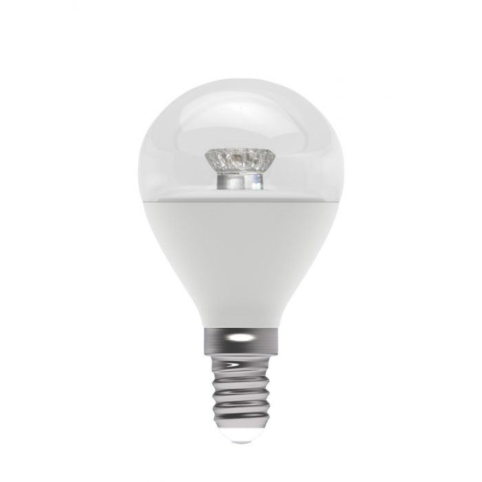 BELL 60524 2.1W LED Round Bulb Clear - SES, 2700K