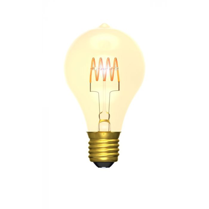 BELL 4W LED Vintage Soft Coil GLS Bulb Dimmable - ES, Amber, 2000K