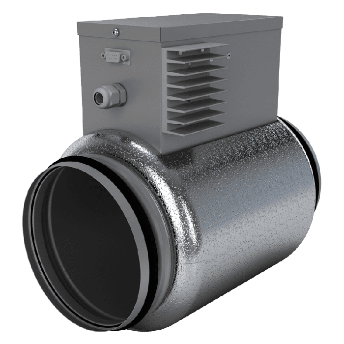 Blauberg EVH 125-0,6-1 V.2 S21 V.2 Plug-In Frost Protection Electric Pre-Heater Battery 125mm dia 0.6 kw