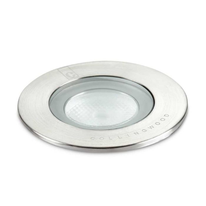 Collingwood GL016 F NW LED Ground Light Brushed Stainless Steel Finish