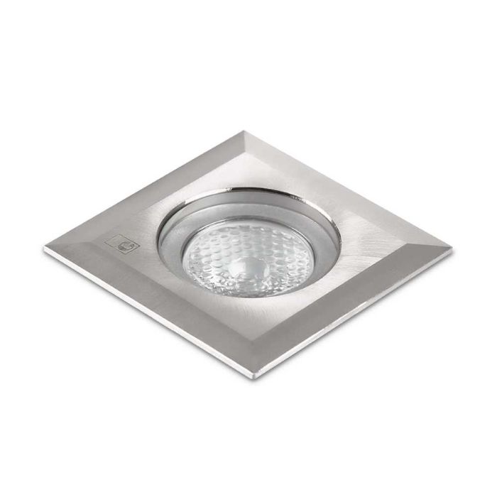 Collingwood GL019 SQ F NW LED Ground Light Brushed Stainless Steel Finish