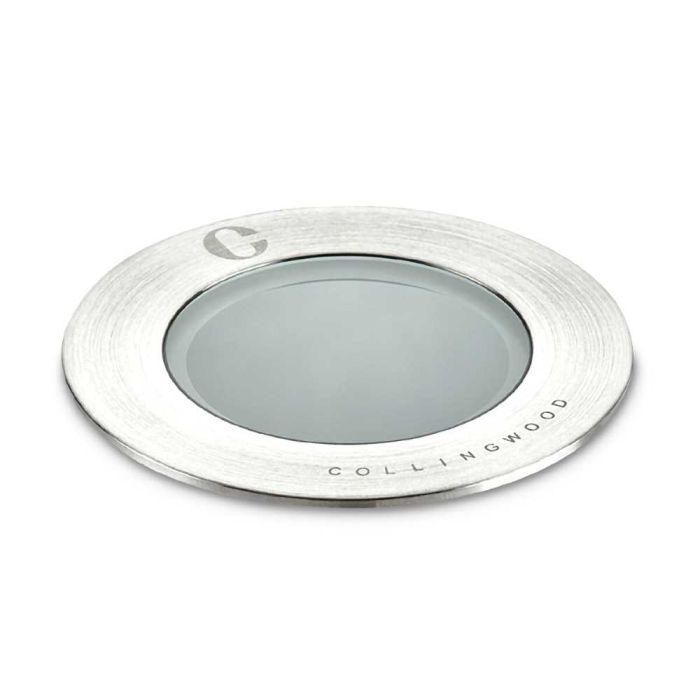 Collingwood GL040DNBL30 LED Ground Light Brushed Stainless Steel Finish