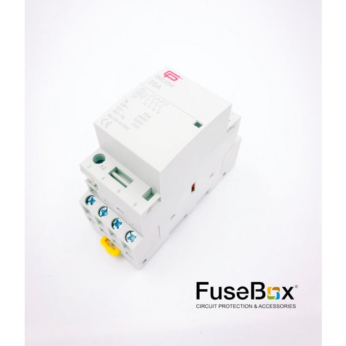 CP Fusebox INC254 25A 4P N/O 230V Contactor 2 Module