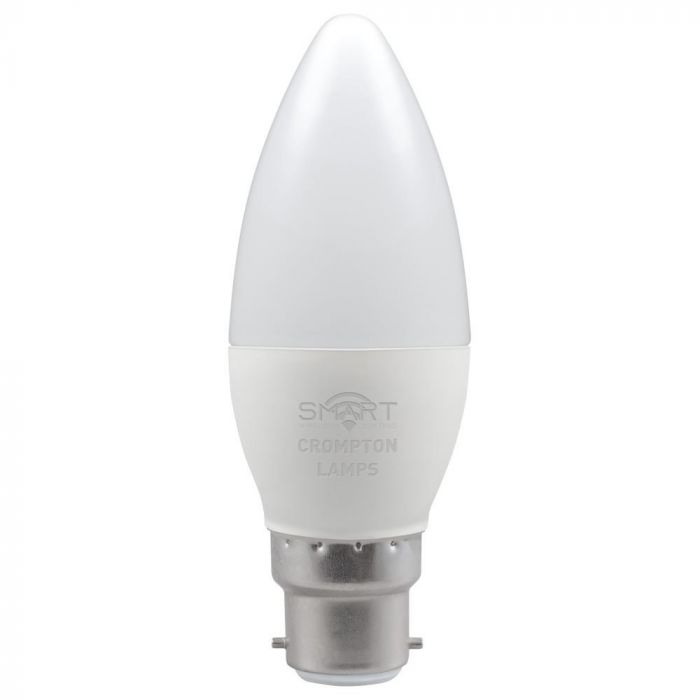 Smart Candle BC 5w Dimmable RGBW 3000k
