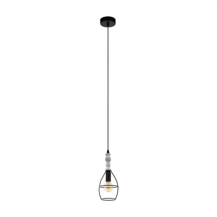 Eglo 33016 Itchington Pendant Brown Limed