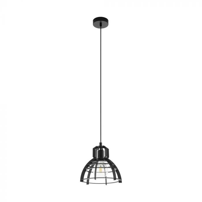 Eglo 49157 Ipswich Black Industrial Style Ceiling Fitting