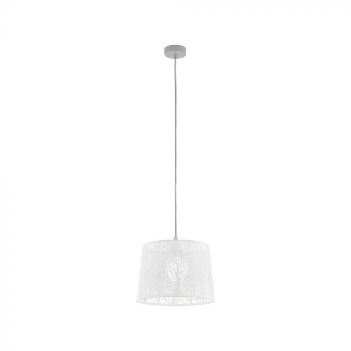Eglo 49489 Hambleton White Forest Silhouette Shade Ceiling Fitting