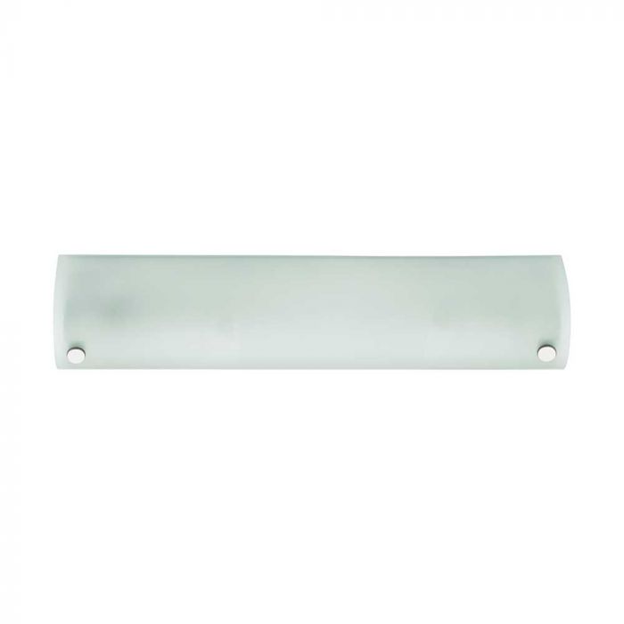 Eglo 85338 Mono White Glass Bathroom Wall Light with Switch